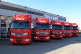 Pojazdy ciężarowe Coca-Cola