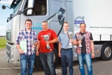 Uczestnicy ścisłego finału (II rundy) w polskim finale The Drivers’ Fuel Challenge. Od lewej: Mariusz Rolnik, Mariusz Mazurek, Paweł Ozimek, Dariusz Serafiński