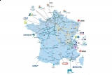Mapa autostrad we Francji