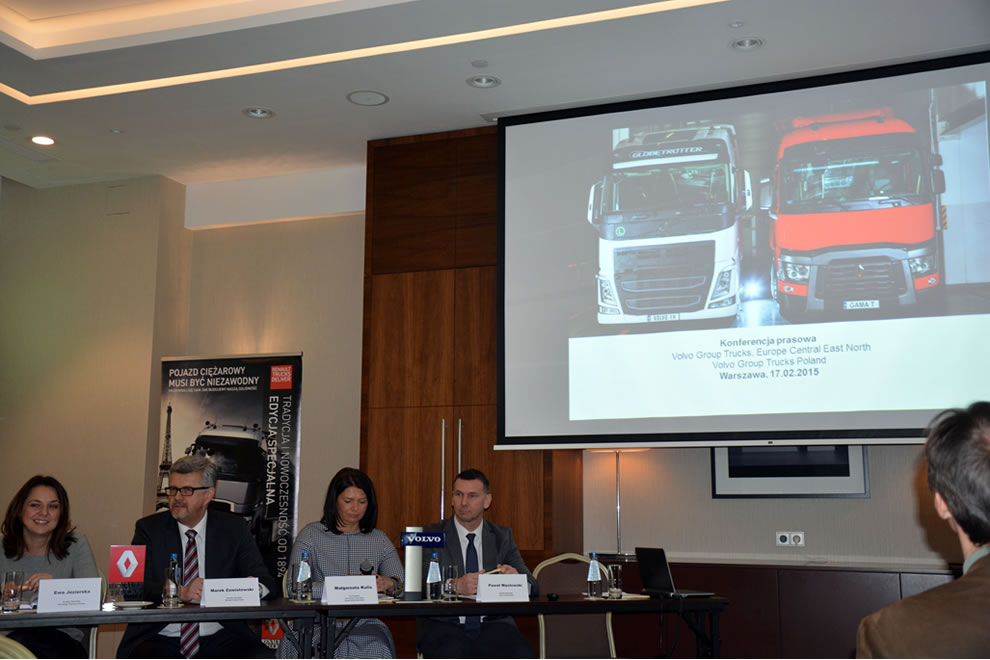 Konferencja prasowa Volvo Trucks Renault Trucks