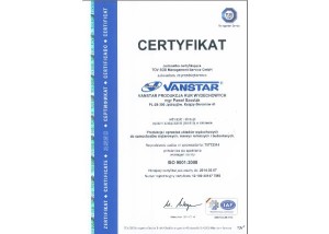 Vanstar certyfikowany