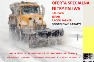 Oferta specjalna filtrów paliwa w SF-Filter