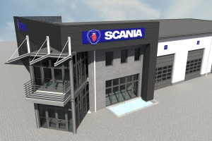Ruszyła budowa serwisu Scania pod Bydgoszczą
