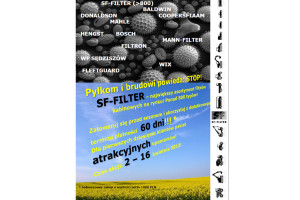 SF-Filter zachęca do zakupu filtrów kabinowych