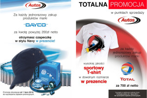 Promocje Dayco i Total w Autos