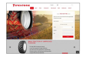 Strona internetowa opon rolniczych Firestone