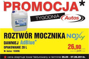 Klocki hamulcowe i roztwór mocznika w Promocji Tygodnia Autos