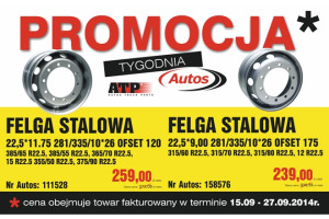 Felgi stalowe w Promocji Tygodnia Autos