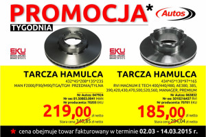 Autos: Promocja tarcz hamulcowych EKU