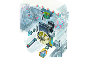 Układy klimatyzacji w pojazdach ciężarowych (K-1)