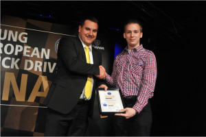Polak wśród najlepszych kierowców Young European Truck Driver