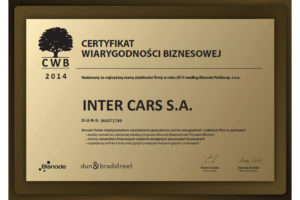 Inter Cars wiarygodnym kontrahentem