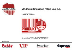 Volvo Financial Services Poland – laureatem Godła Produkt Finansowy roku 2015