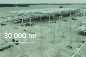 Budowa Europejskiego Centrum Logistyki w dwie minuty – film