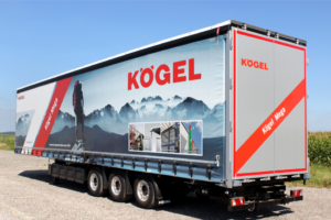 Firma Kögel prezentuje naczepę typu Mega z indywidualnym wyposażeniem