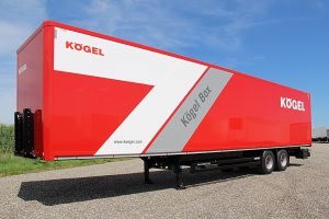 Kögel Box: 2-osiowy furgon do transportu ładunków suchych