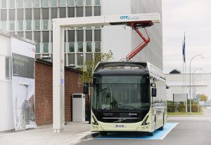Volvo i ABB wprowadzają stację ładowania elektrycznych autobusów