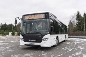 Elektryczne autobusy Scania testowane w ruchu miejskim