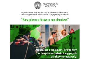 Rusza druga edycja ogólnopolskiego konkursu dla przyszłych kierowców i mechaników pt. „Bezpieczeństwo na drodze”