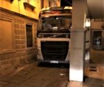 Ukraiński kierowca ciężarówki zdemolował włoskie miasteczko