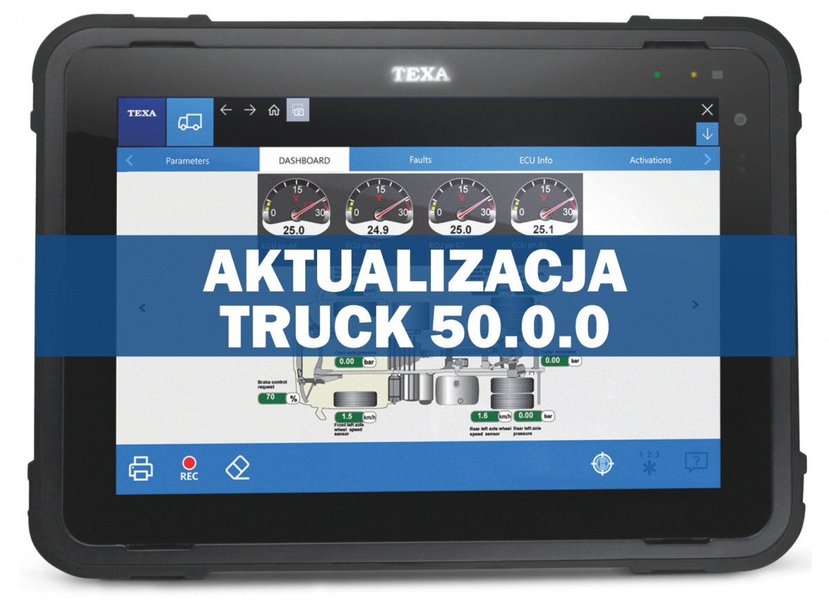 Aktualizacja oprogramowania IDC5 Truck 50.0.0 TruckFocus.pl