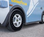 Pierwsze niepneumatyczne opony Goodyear w autonomicznych pojazdach wahadłowych