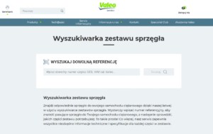 Valeo Service prezentuje nową wyszukiwarkę sprzęgieł