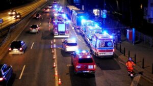 Groźny wypadek autobusów w Warszawie