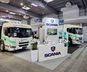 Elektryczne rozwiązania transportowe Scania na targach POLECO