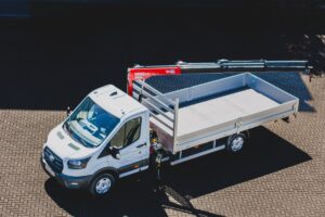 Ford Transit z HDS. Zabudowa przygotowana przez polską firmę.