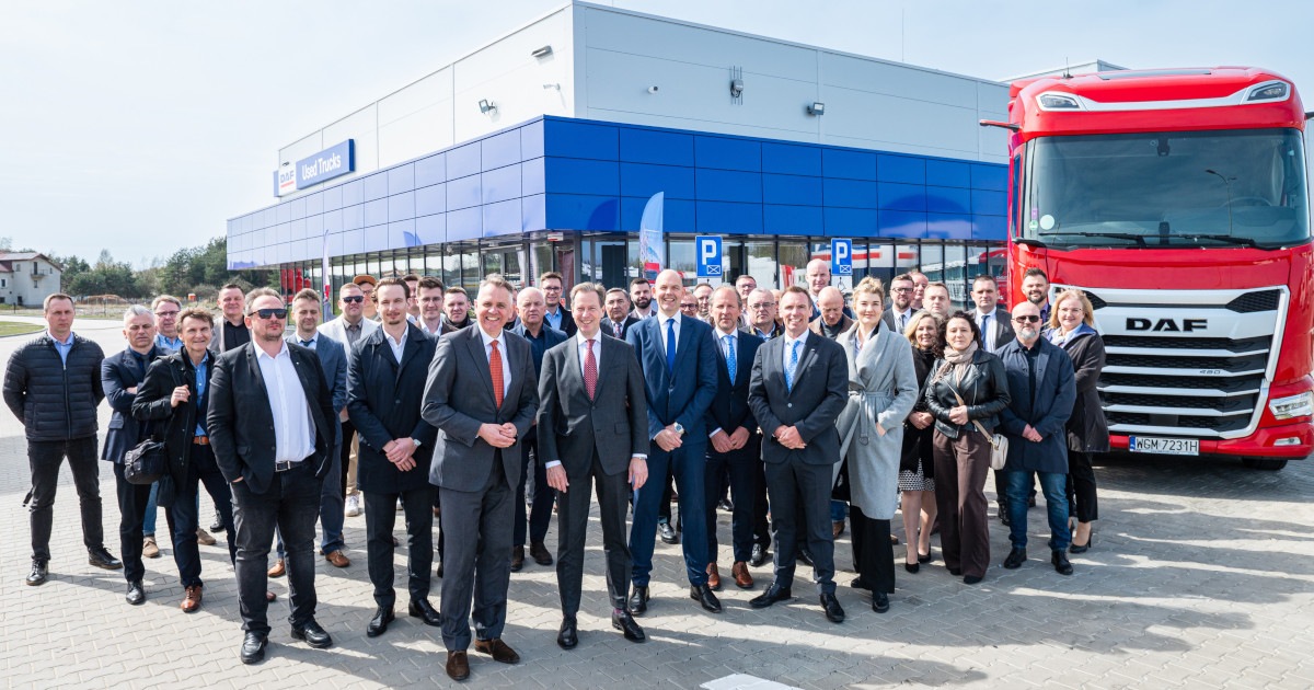Największe w Europie centrum używanych pojazdów marki DAF zostało otwarte
