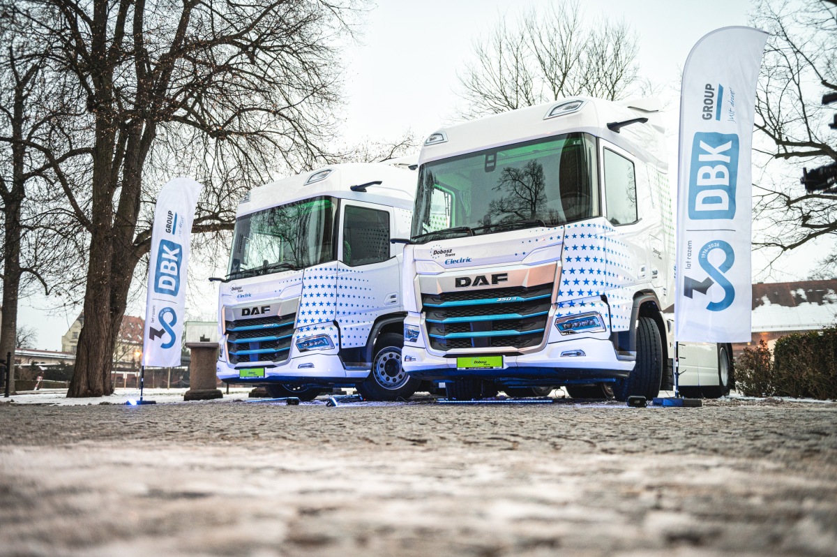 Pierwsze ciągniki DAF XD Electric trafiły do firmy Dobosz Trans